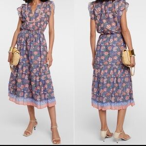 Velvet by Graham and Spencer Floral print Midi Dress